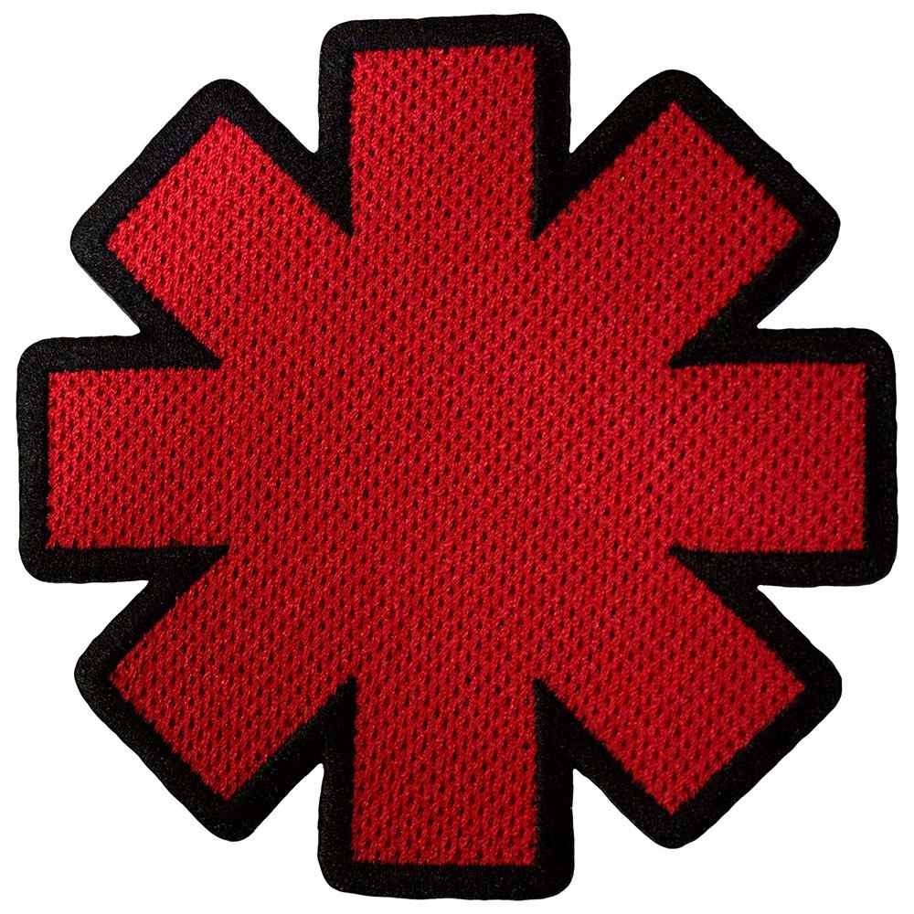 Red Hot Chili Peppers - Asterisk CutOut Patch - Rood